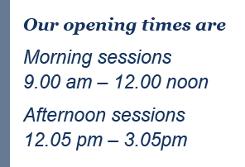 Opening Times